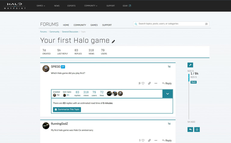 View topic view example